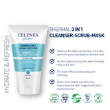 Thermal 3 In 1 Cleanser Scrub Mask
