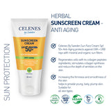 crème solaire anti-âge aux herbes 50+Spf 50 ml
