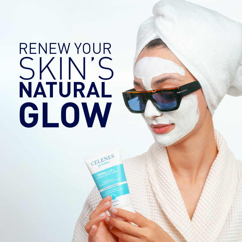 NETTOYANT THERMALE 3 EN 1 - PEELING - MASQUE