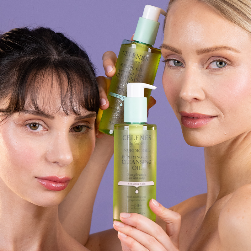 Celenes By Sweden Nordic Oil 250ML Purifying Face Cleansing Oil Sensitive Skin