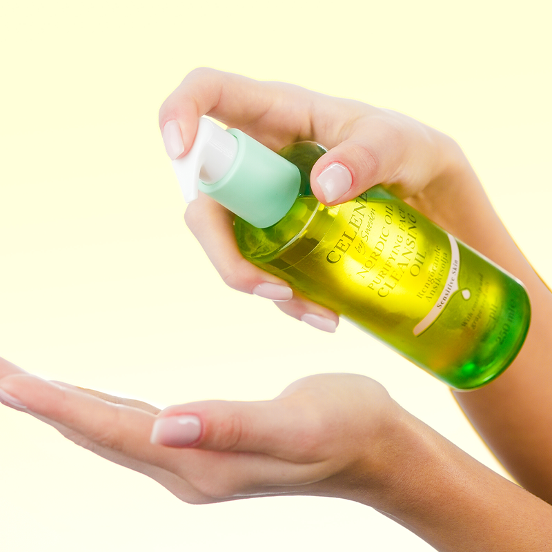 Celenes By Sweden Nordic Oil 250ML Purifying Face Cleansing Oil Sensitive Skin