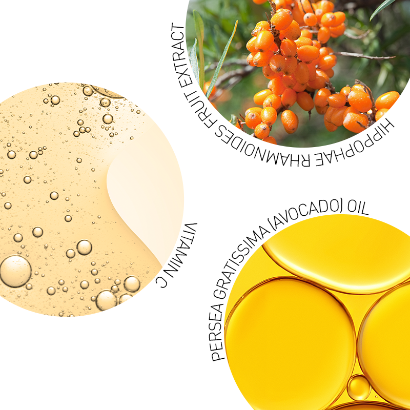 CRÈME VISAGE ÉQUILIBRANTE À L'ARGOUSIER PEAU GRASSE/MIXTE