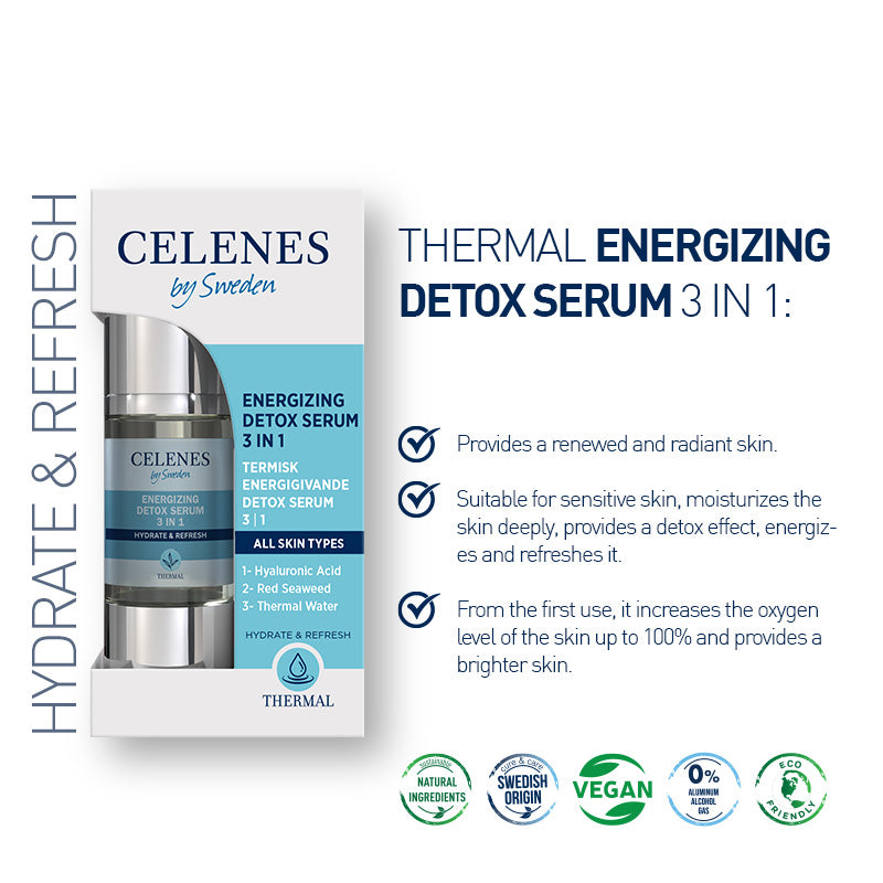 SÉRUM DÉTOX ÉNERGISANT THERMALE 3 EN 1 