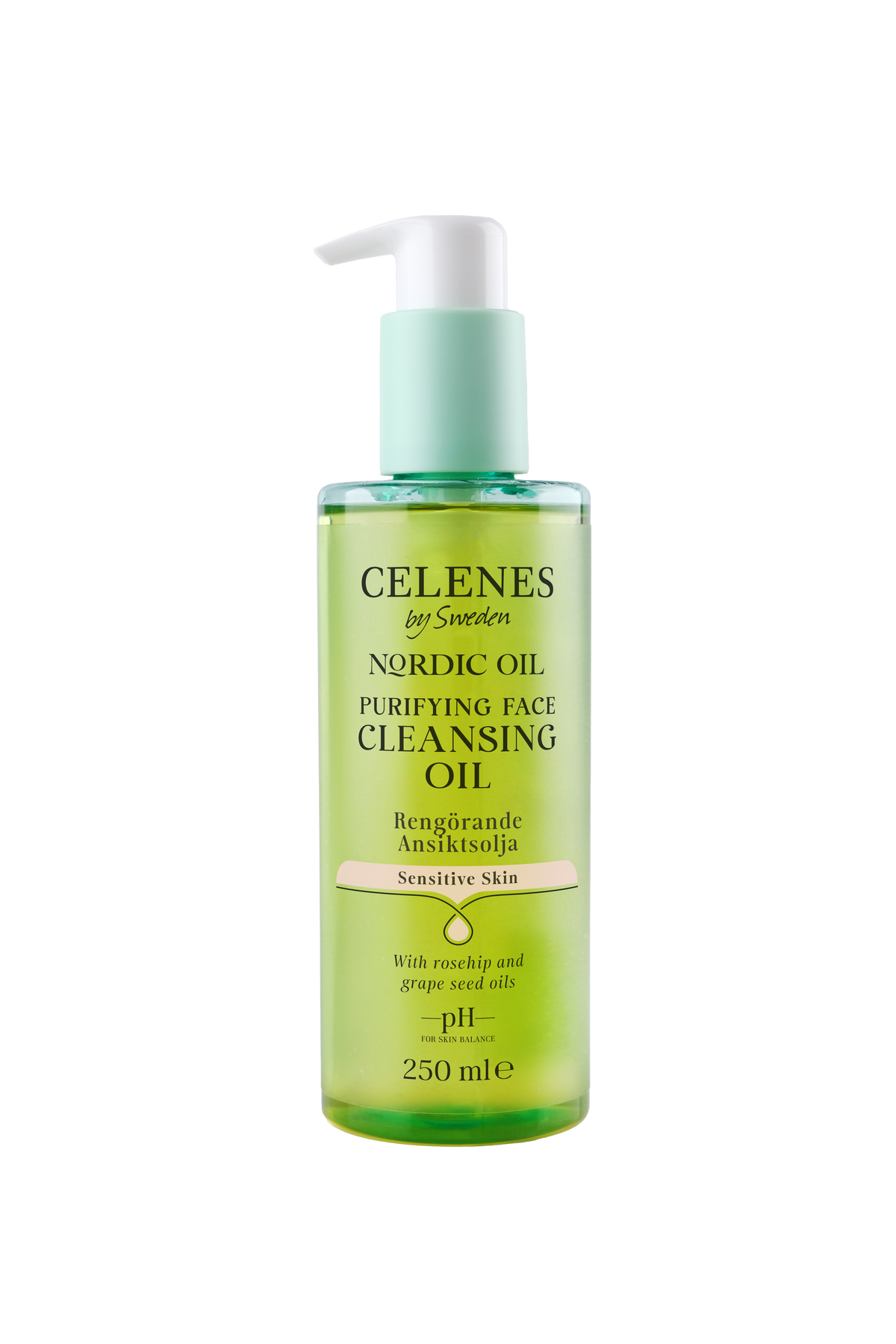 Celenes By Sweden Nordic Oil 250ML Purifying Face Cleansing Oil Sensitive Skin