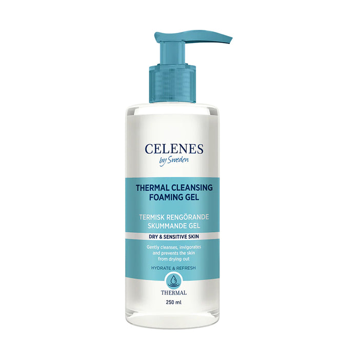 CELENES BY SWEDEN THERMAL CLEASING FOAMING GEL DRY / SENSITIVE SKIN, 250 ml